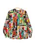 Shana Graphic Multi Color Button-Down Shirt Size S - photo 1