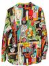 Shana Graphic Multi Color Button-Down Shirt Size S - photo 2