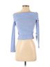 Privacy Please Blue Privacy Please Pullover Sweater Size XS - photo 1