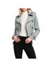 Lulus suede moto trench coat Coat - photo 1