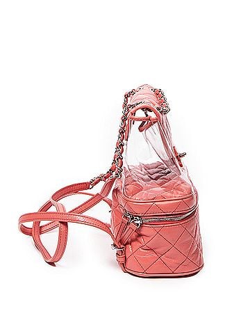 Chanel CC Transparent Vanity Flap Backpack (view 2)
