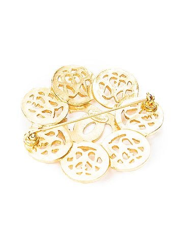 Chanel CC Floral Brooch (view 2)