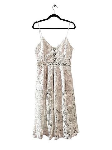 Nicholas White Lace Cocktail Dress (view 1)