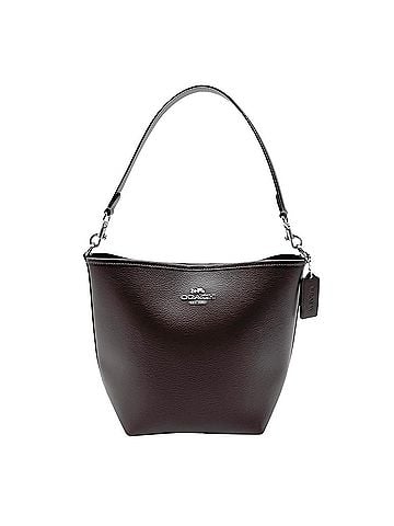 Coach COACH City Bucket Bag 2-Way Shoulder with Logo CT801 Leather Brown Women's (view 1)