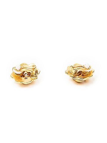 Chanel CC Flower Clip On Earrings (view 2)