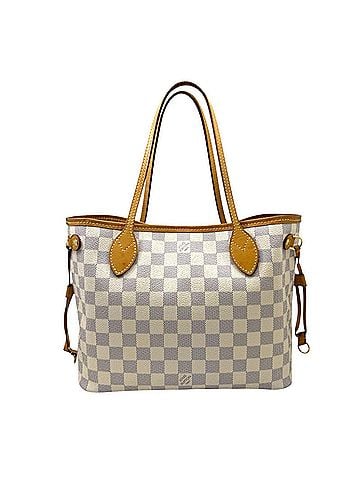 Louis Vuitton LOUIS VUITTON Damier Azur Neverfull PM N51110 Tote Bag White (Women's/Men's) (view 2)