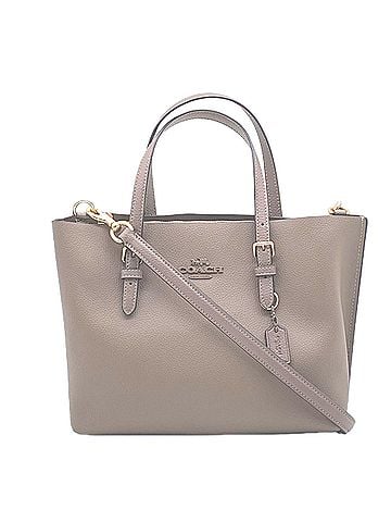 Coach COACH Molly Tote Bag 25 CV966 Handbag Brown Double-Faced Leather Women's (view 1)