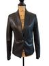 Express 100% Faux Leather Black Blazer Size XS - photo 1