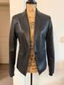 Express 100% Faux Leather Black Blazer Size XS - photo 3