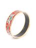 Hermes Leather Goods Red Enamel Bangle MM One size - photo 1