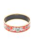 Hermes Leather Goods Red Enamel Bangle MM One size - photo 3
