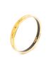 Hermes Leather Goods Yellow Enamel Bangle PM One size - photo 1