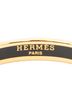 Hermes Leather Goods Black Enamel Bangle PM One size - photo 4