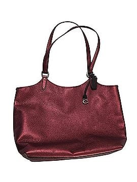Coach Metallic Pebble Leather Tote Tote (view 1)