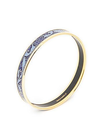 Hermes Leather Goods Enamel Bangle PM (view 1)