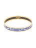Hermes Leather Goods Blue Enamel Bangle PM One size - photo 2