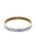 Hermes Leather Goods Blue Enamel Bangle PM One size - photo 3