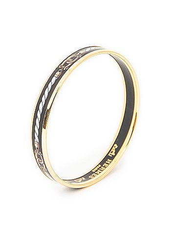 Hermes Leather Goods Enamel Bangle PM (view 1)