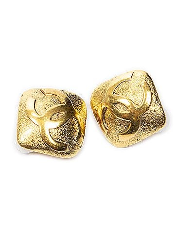Chanel CC Diamond Clip On Earrings (view 1)