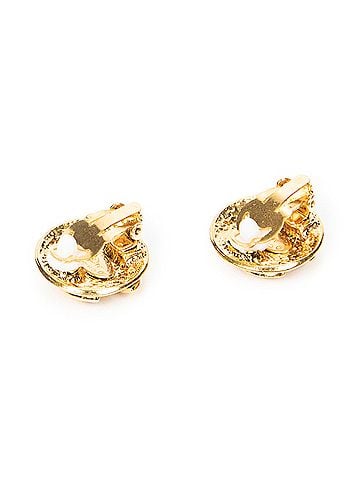 Chanel CC Round Clip On Earrings (view 2)