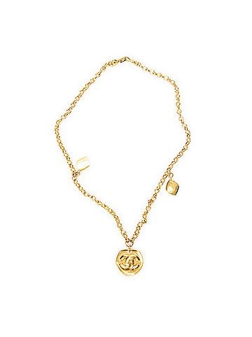 Chanel CC Medallion Pendant Necklace (view 1)