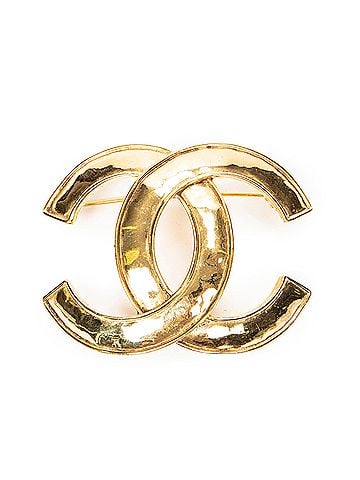 Chanel CC Iconic Domed Mark Brooch (view 1)