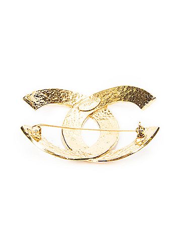 Chanel CC Iconic Domed Mark Brooch (view 2)