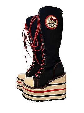 Monster High Ghoulia Platform Sneaker Boots Heels (view 1)