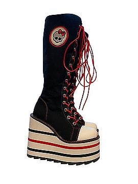 Monster High Ghoulia Platform Sneaker Boots Heels (view 2)