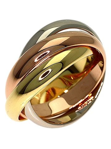 Cartier Cartier Trinity MM #51 Ring - 18K Yellow Gold/18K Pink White Gold Women's CARTIER (view 2)