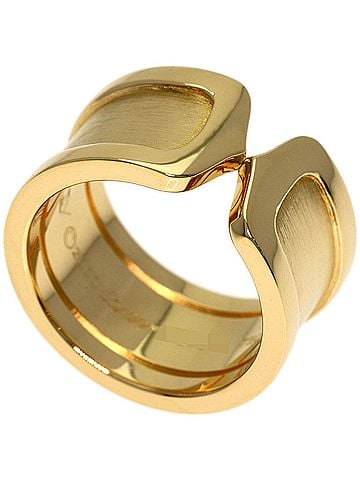 Cartier Cartier C2 Ring LM #48 Ring, 18K Yellow Gold, Women's, CARTIER (view 1)