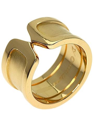 Cartier Cartier C2 Ring LM #48 Ring, 18K Yellow Gold, Women's, CARTIER (view 2)