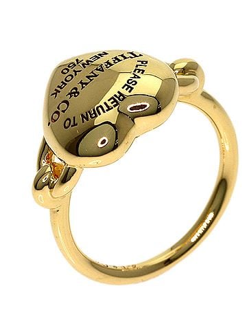 Tiffany & Co. Tiffany &amp; Co. Return to Full Heart Ring, 18K Yellow Gold, Women's. (view 2)