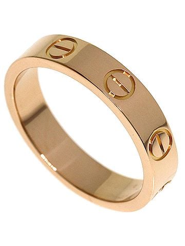 Cartier Cartier Mini Love Ring #47, 18K Pink Gold, Women's Ring, CARTIER (view 1)