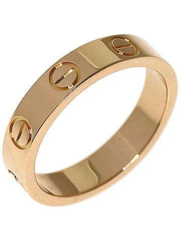 Cartier Cartier Mini Love Ring #47, 18K Pink Gold, Women's Ring, CARTIER (view 2)