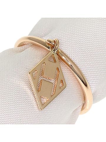 Hermès Hermes Gambard #51 Ring, 18K Pink Gold, Women's (view 1)