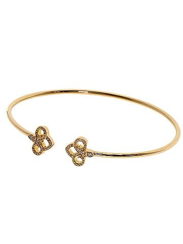 Tiffany & Co. Tiffany &amp; Co. Fleur-de-lis Diamond Bracelet, 18K Yellow Gold, Women's. (view 1)