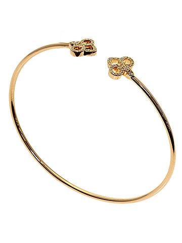Tiffany & Co. Tiffany &amp; Co. Fleur-de-lis Diamond Bracelet, 18K Yellow Gold, Women's. (view 2)