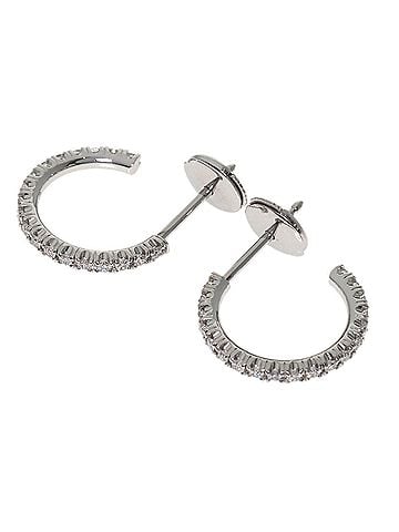 Cartier Cartier Etincelle de Diamond Earrings, 18K White Gold, Women's, CARTIER (view 1)