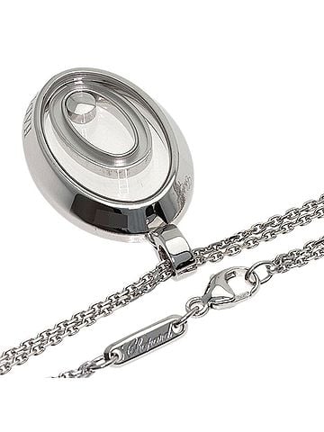 Chopard Chopard Happy Spirit Diamond Necklace 18K White Gold Women's (view 2)