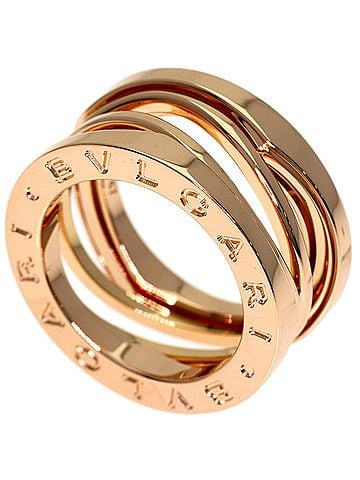 Bvlgari BVLGARI B-zero1 Legend 3-band #47 Ring, 18K Pink Gold, Women's. (view 1)