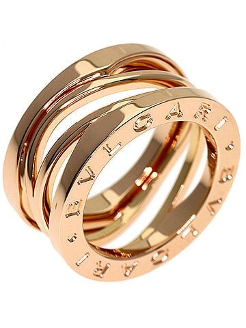 Bvlgari BVLGARI B-zero1 Legend 3-band #47 Ring, 18K Pink Gold, Women's. (view 2)