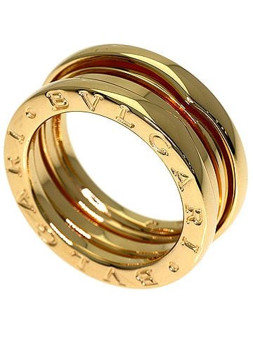 Bvlgari BVLGARI B-zero1 2-band ring #49, 18K yellow gold, women's. (view 1)