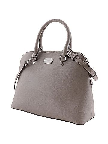 Michael Kors Michael Kors Cindy Large Leather Handbag, Grey, 2-way, A5 Size, Women's (view 2)