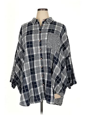Pilcro and the Letterpress Pilcro And The Letterpress 3/4 Sleeve Button Down Shirt (view 1)