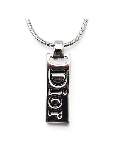 Christian Dior Christian Dior Necklace Pendant, Silver Plate (view 2)