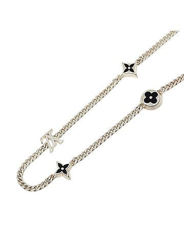 Louis Vuitton Louis Vuitton LV Spike Charm Necklace M01717 SV925 Silver Women's LOUIS VUITTON (view 1)