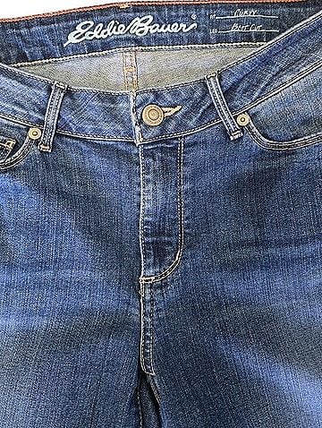 Eddie Bauer Curvy Boot Cut Jeans (view 2)