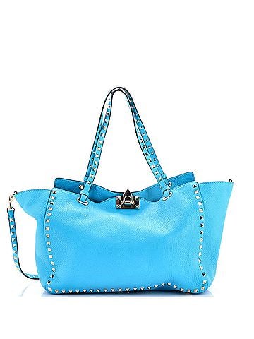 Valentino Garavani Rockstud Tote Pebbled Leather Medium (view 1)