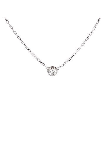 Cartier Cartier D'Amour Pendant Necklace 18K White Gold with Diamond Small (view 1)